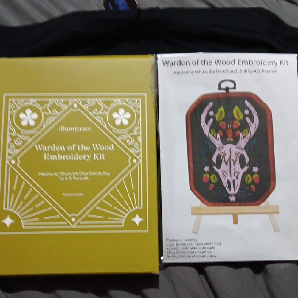 Warden of the Wood Embroidery Kit Inspired By Where The Dark Stands Still